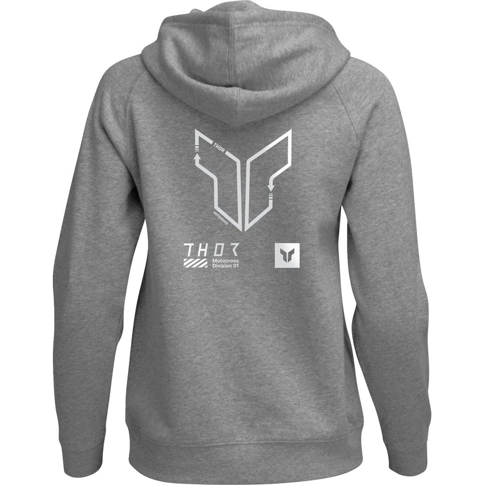 THOR Kapuzen Pullover Hoodie Womens Trax grau THOR Kapuzen Pullover Hoodie Womens Trax grau