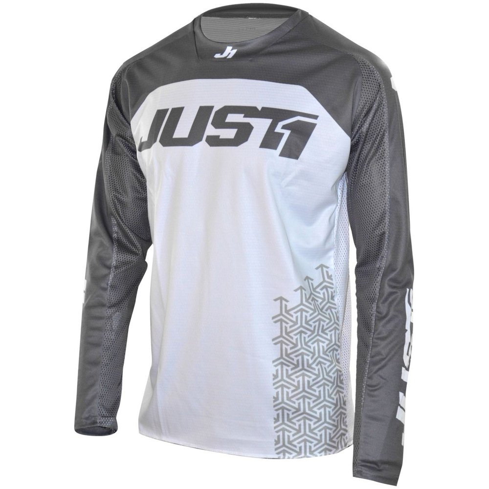 JUST1 J-Force Terra MX MTB Jersey weiss grau