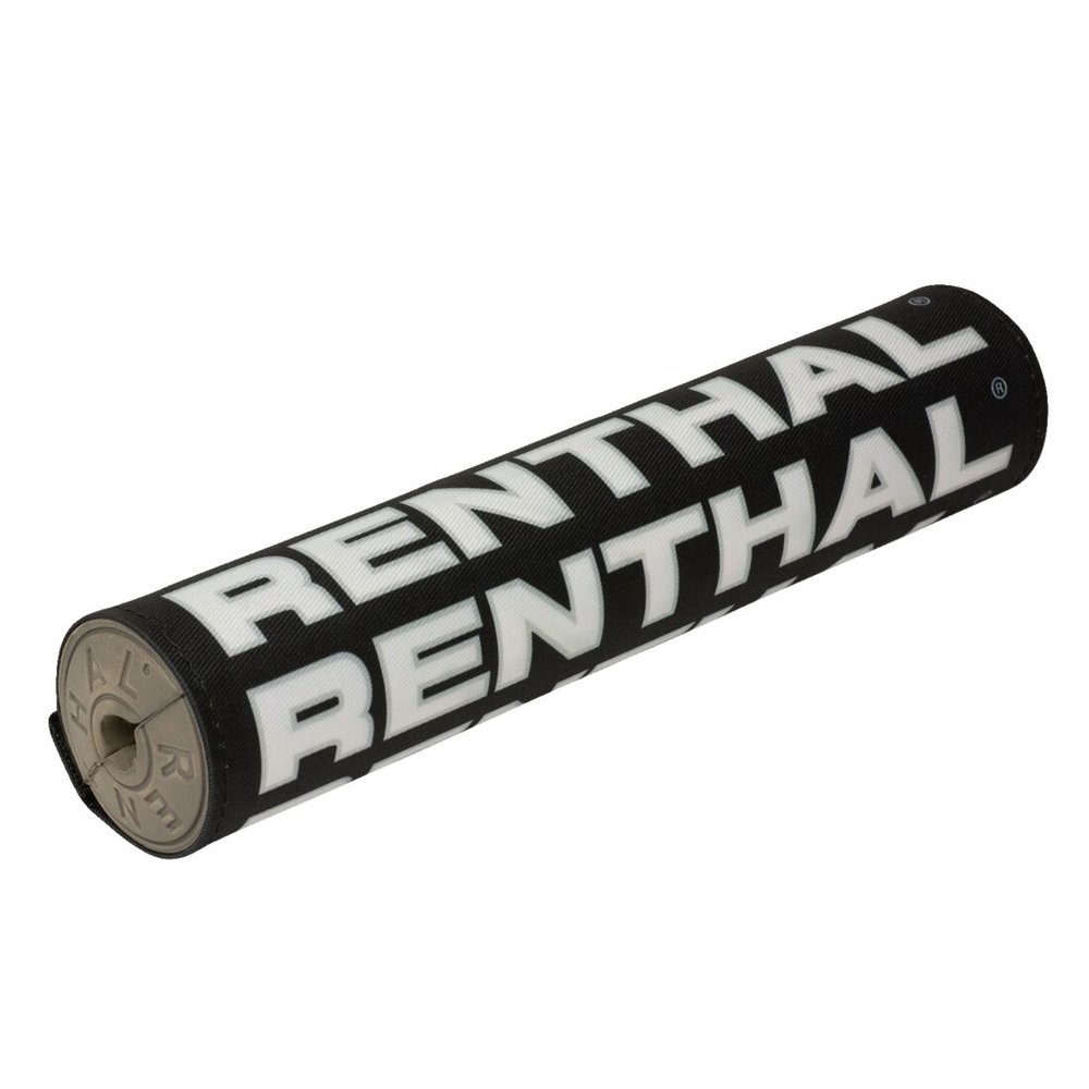 RENTHAL Vintage SX Lenkerpolster schwarz silber weiss