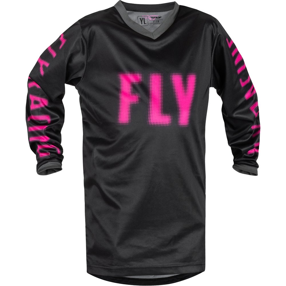FLY F-16 Kinder MX MTB Jersey schwarz pink