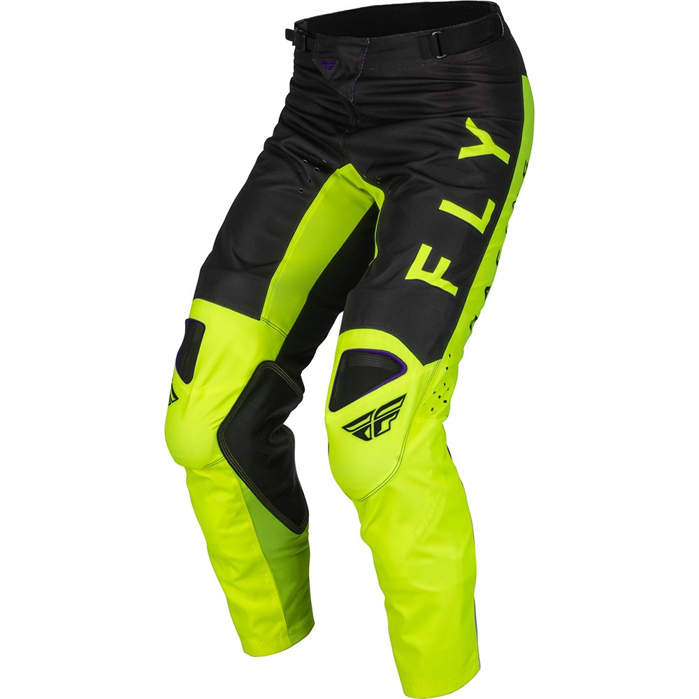 FLY Kinetic Jet Motocross Hose schwarz oliv gelb