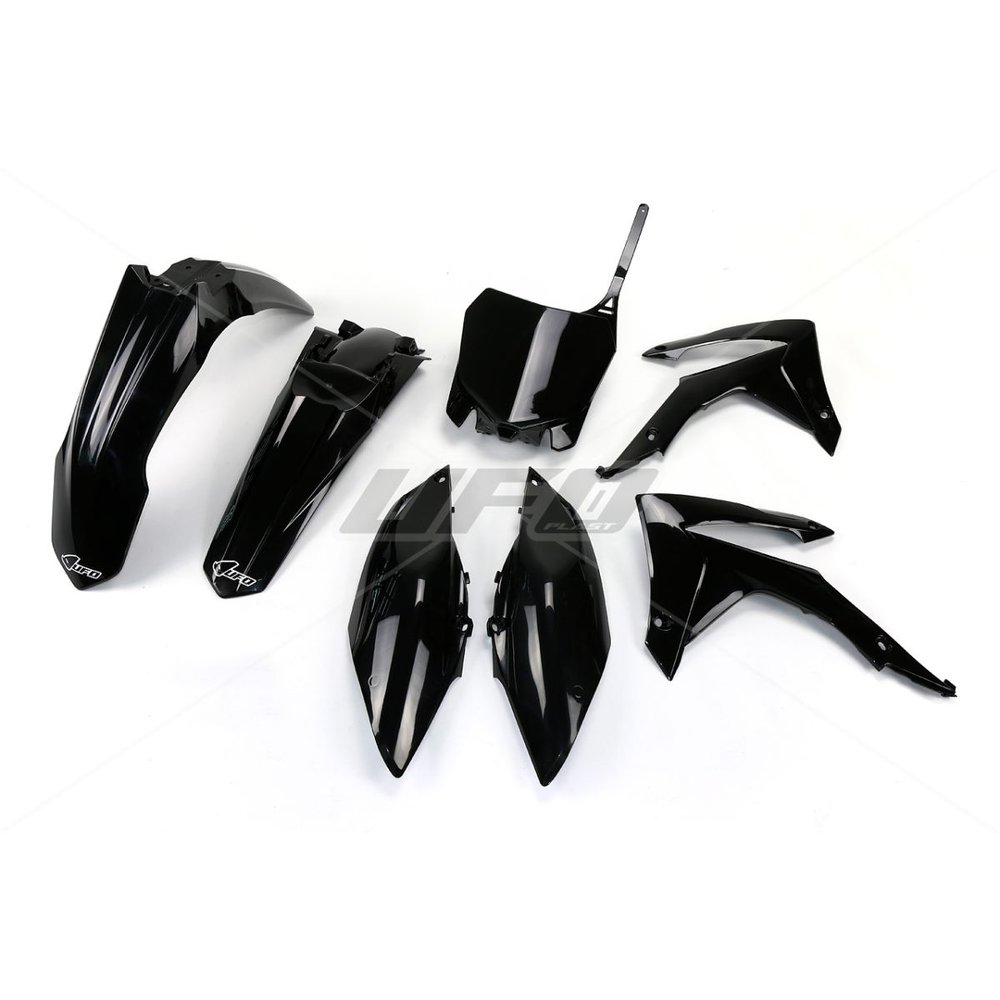 UFO Komplettes Karosserie-Kit Plastikteile Honda CRF250 14-17/450 13-16 schwarz