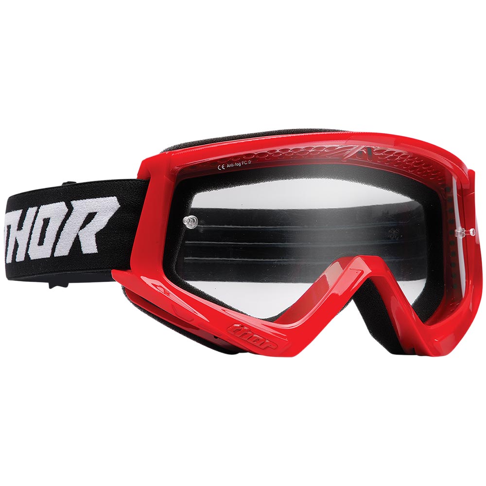 THOR Combat Kinder Brille rot schwarz