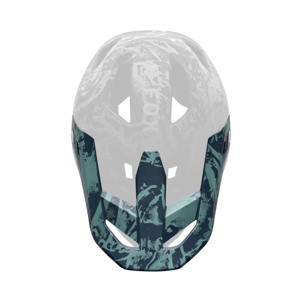 FOX RAMPAGE Helmschirm IMAGE PRINT Dark Blau
