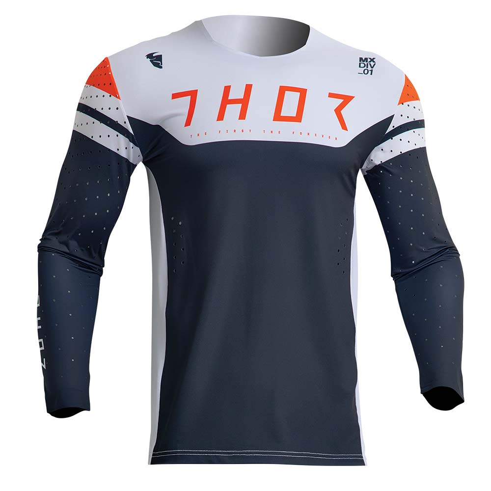 THOR Prime Rival Motocross Jersey midnight grau