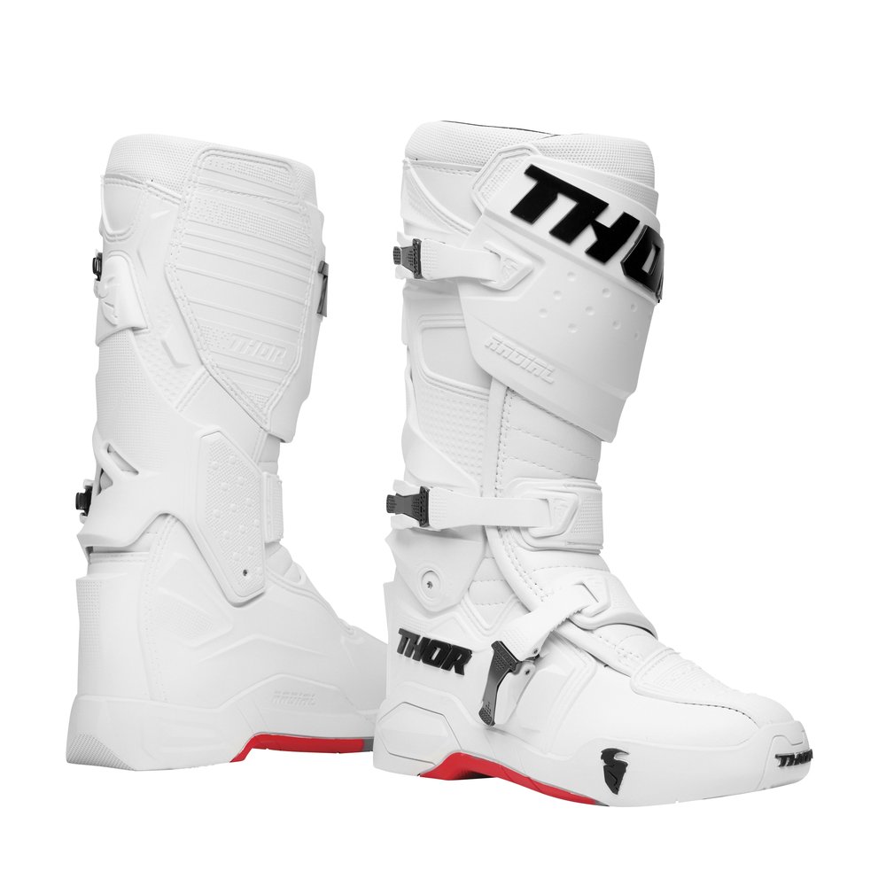 THOR Radial Motocross Stiefel frost weiss