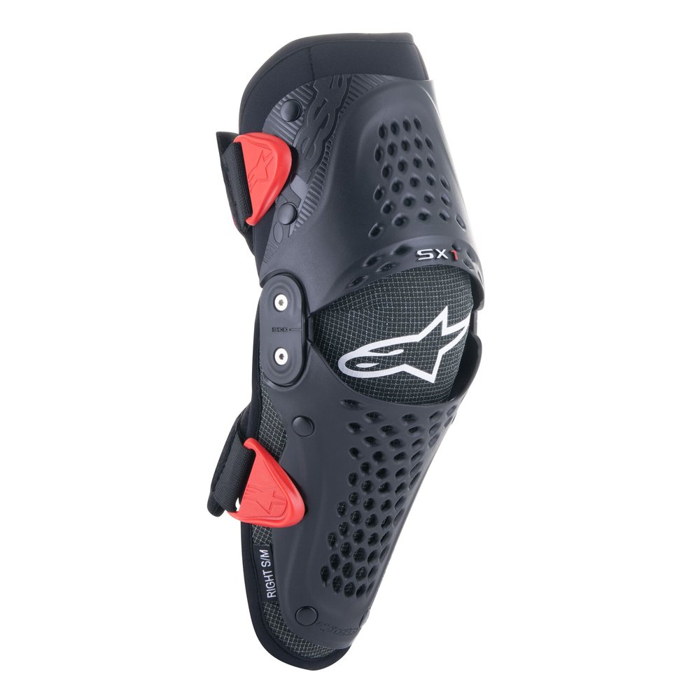 ALPINESTARS SX-1 Kinder Knieprotektor schwarz rot