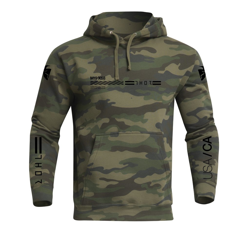 THOR Division Kapuzen Pullover camo grün THOR Division Kapuzen Pullover camo grün
