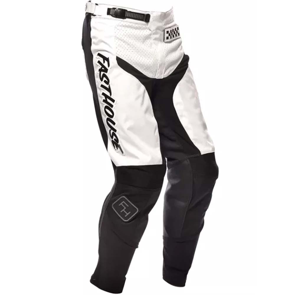FASTHOUSE Grindhouse Motocross Hose weiss silber FASTHOUSE Grindhouse Motocross Hose weiss silber