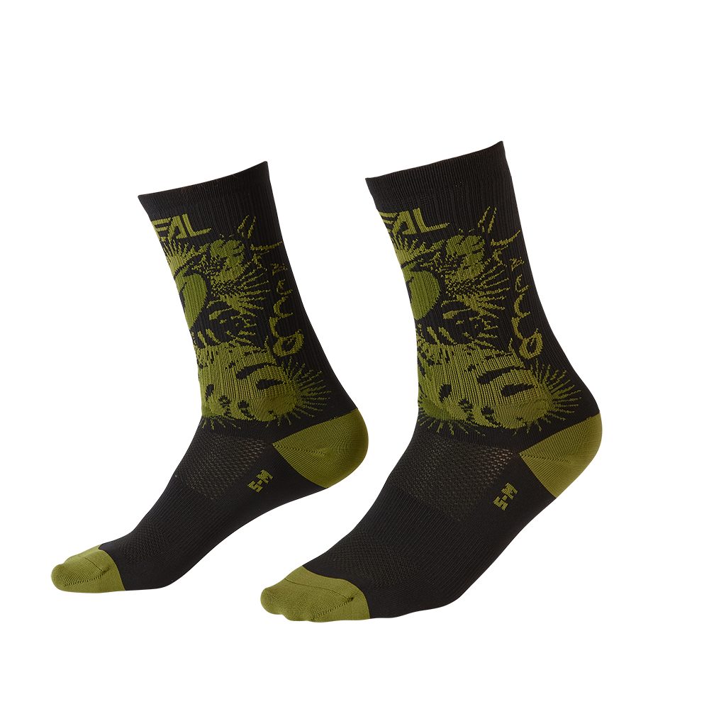 ONEAL Performance Plant V.22 MTB Socken schwarz grün