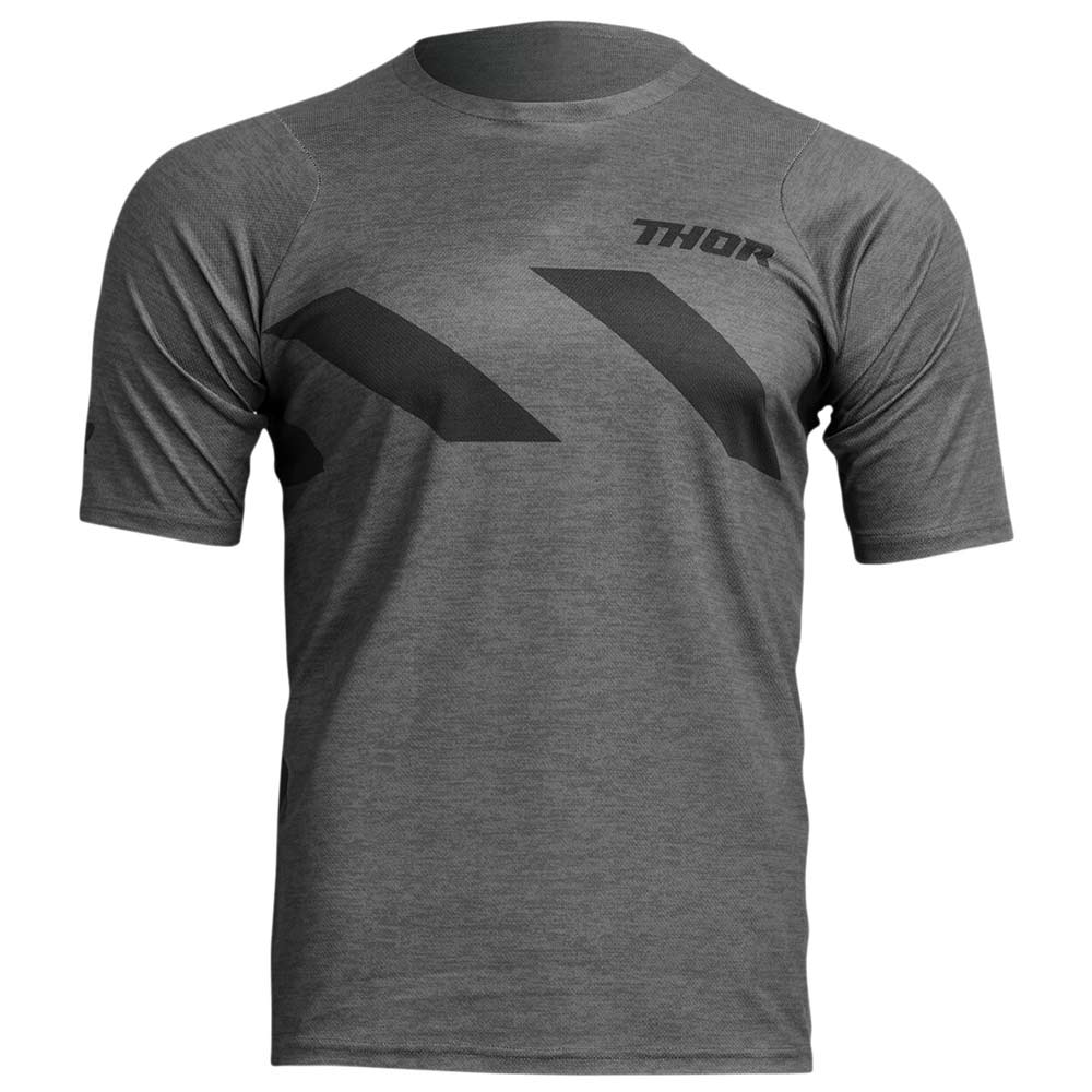 THOR Assist Hazard kurzärmliges MTB Jersey grau