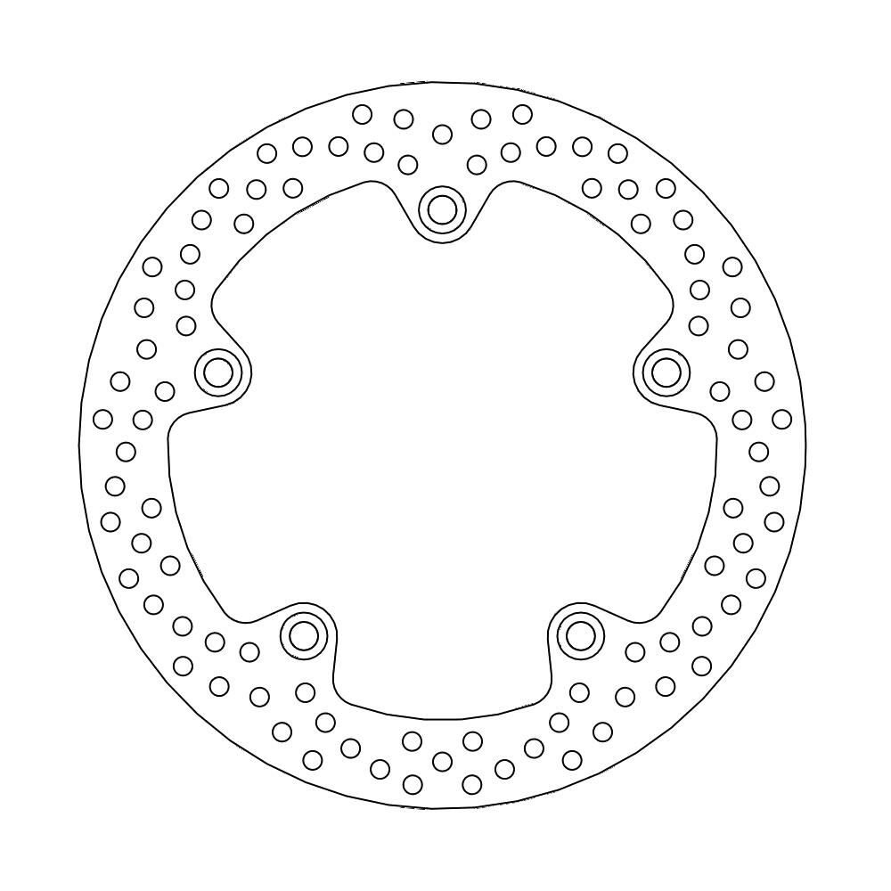 MOTO-MASTER Bremsscheibe Halo