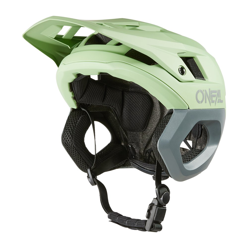 ONEAL Trapper MTB Helm Solid grün grau ONEAL Trapper MTB Helm Solid grün grau