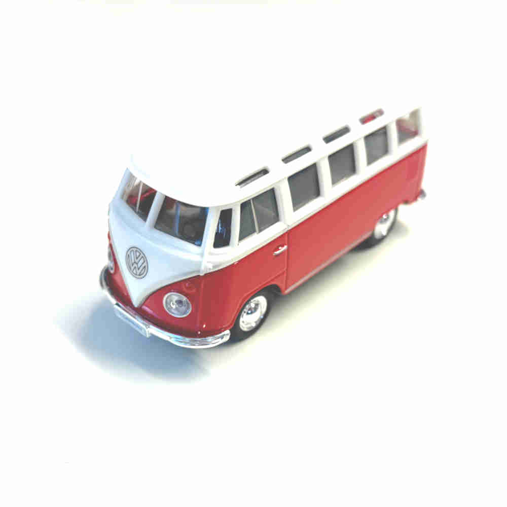 MAISTO VW Bus rot weiss Modell Maßstab: 1:40