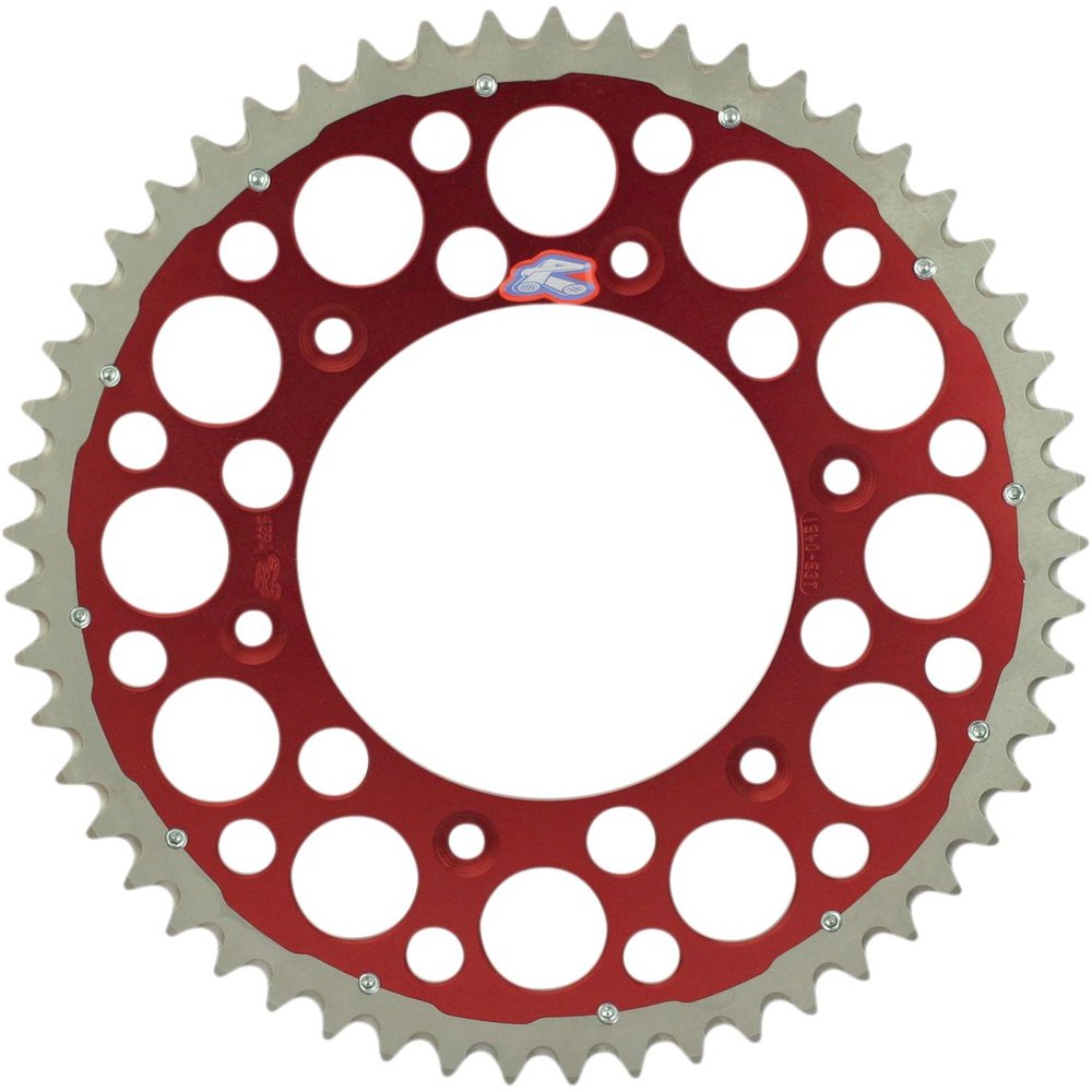 RENTHAL Hinteres Kettenrad 520 49T rot SC Twinring