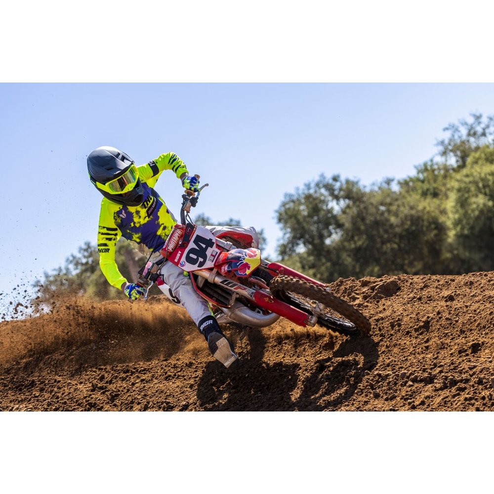 THOR Launchmode Bleach Jersey grau/acid neon gelb THOR Launchmode Bleach Motocross Hose grau/acid neon gelb