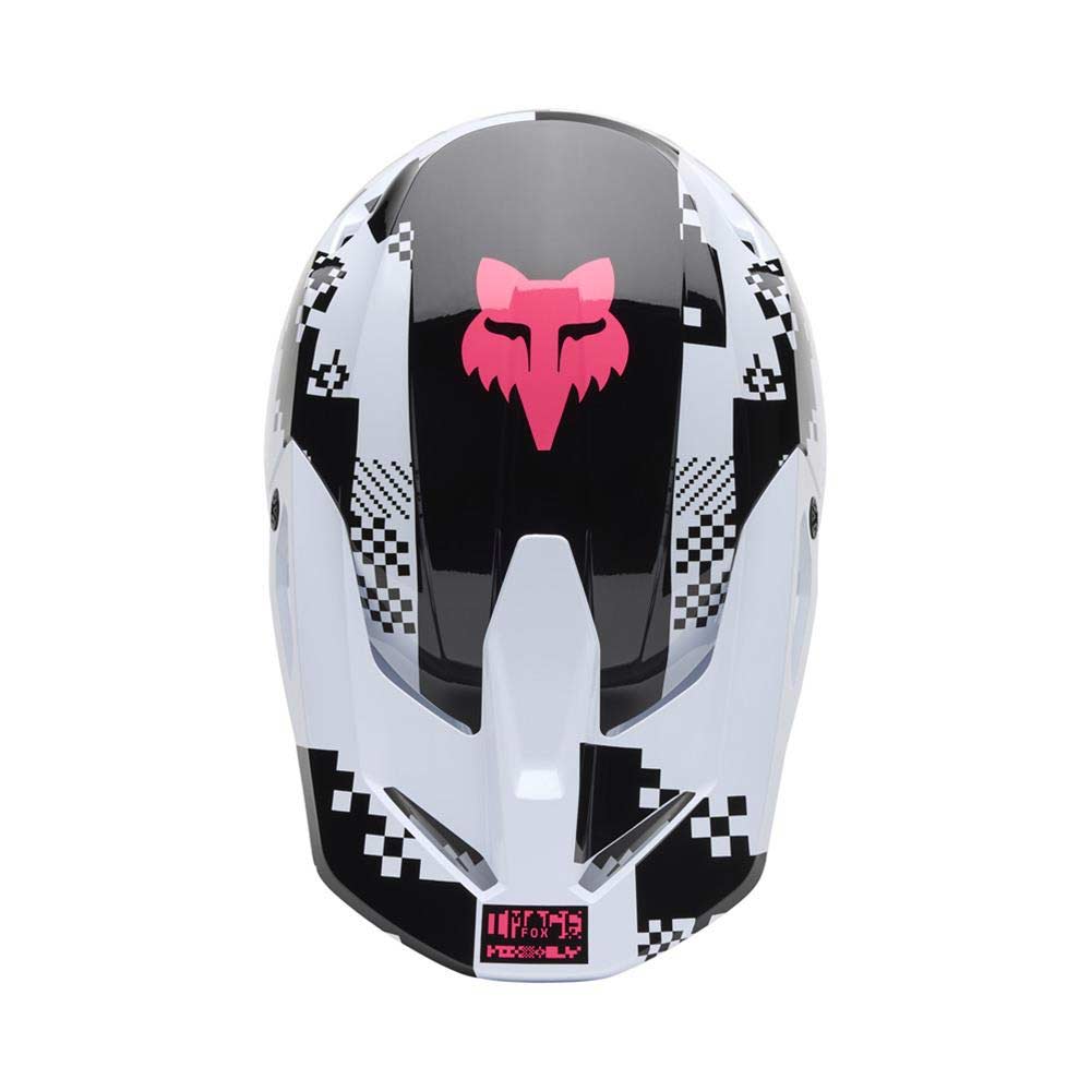 FOX V1 DIGI IMAGE HELMET Motocross Helm Schwarz/Pink