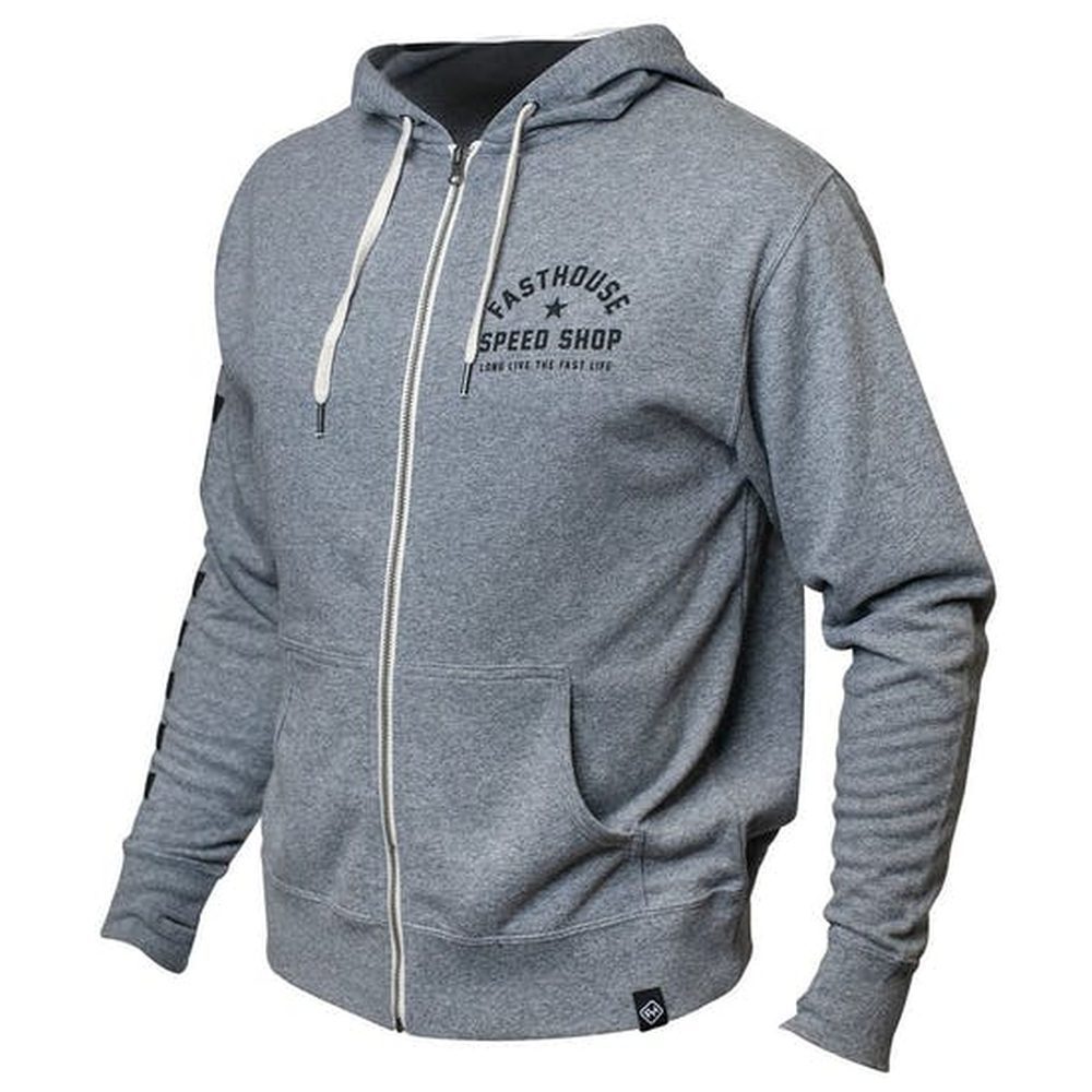 FASTHOUSE Star Heather Hoodie Kapuzen Pullover grau