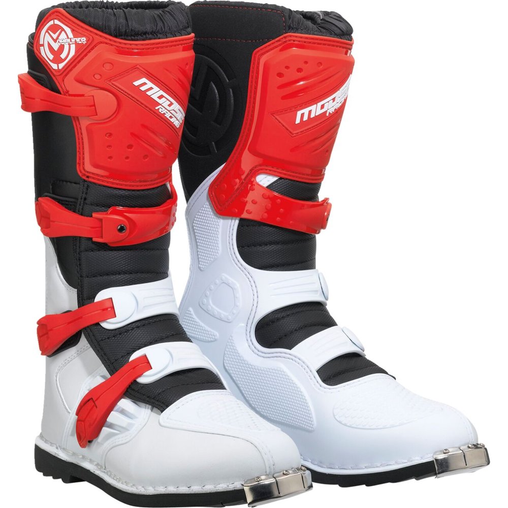MOOSE RACING Qualifier MX Motocross Stiefel rot