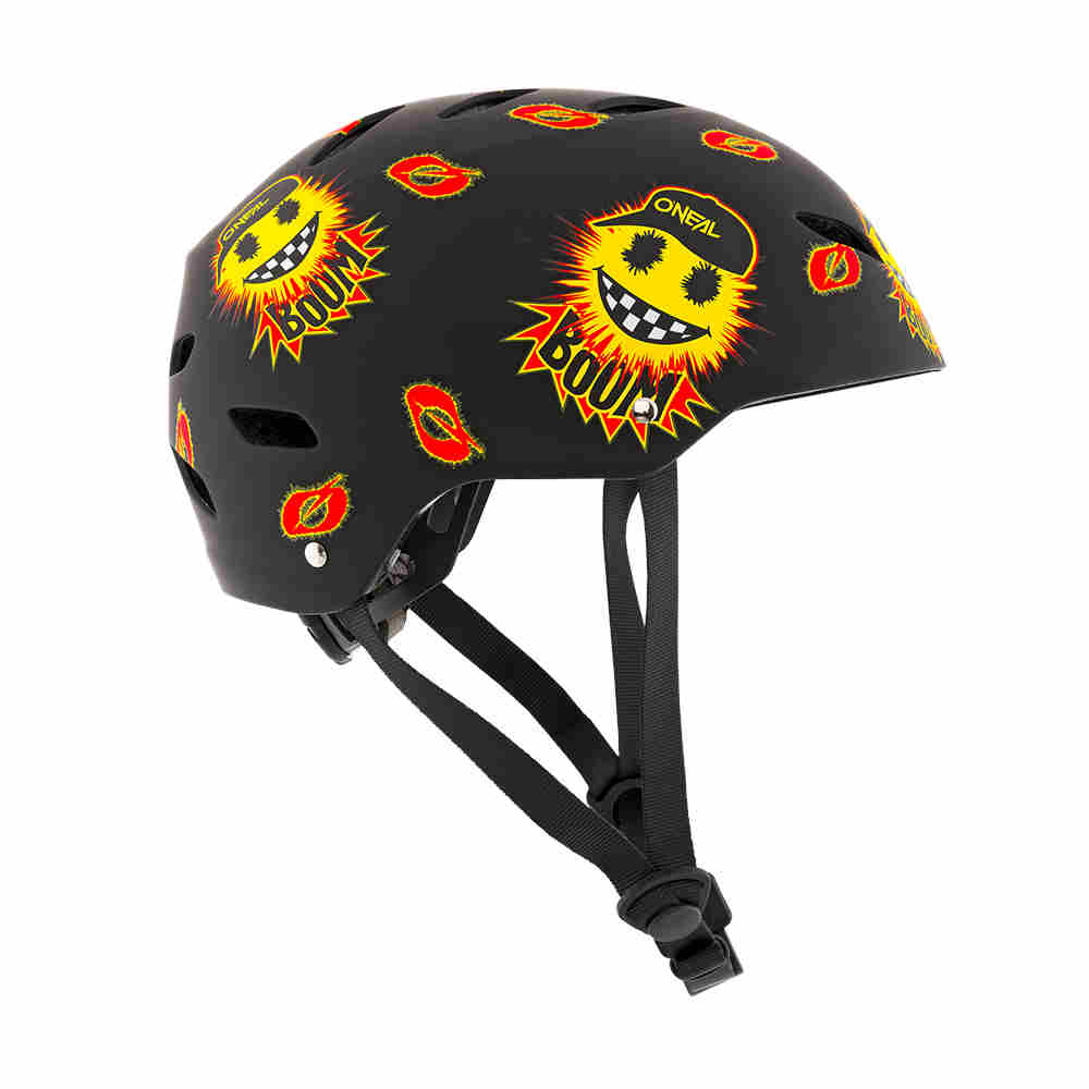 ONEAL Dirt Lid Youth Emoji MTB Kinder Helm schwarz gelb