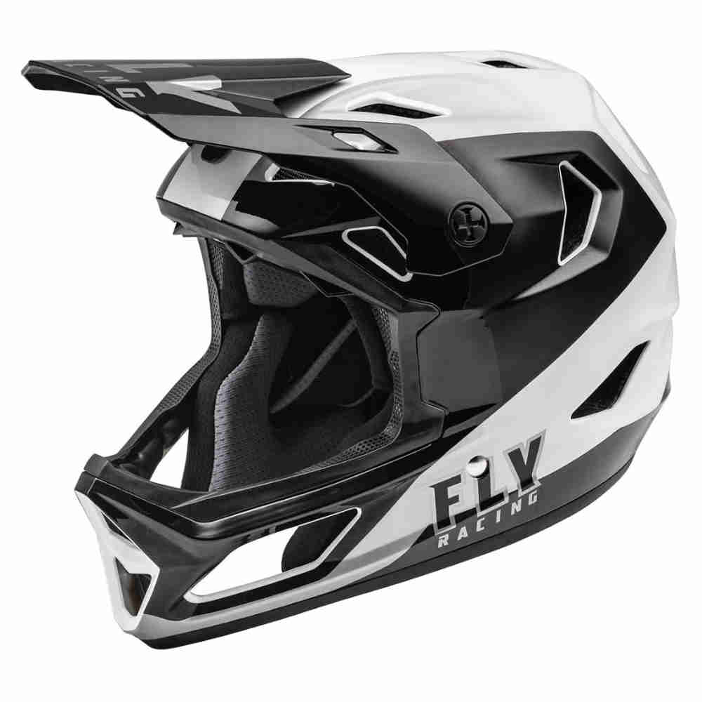 FLY Rayce MTB Helm schwarz weiss FLY Rayce MTB Helm schwarz weiss