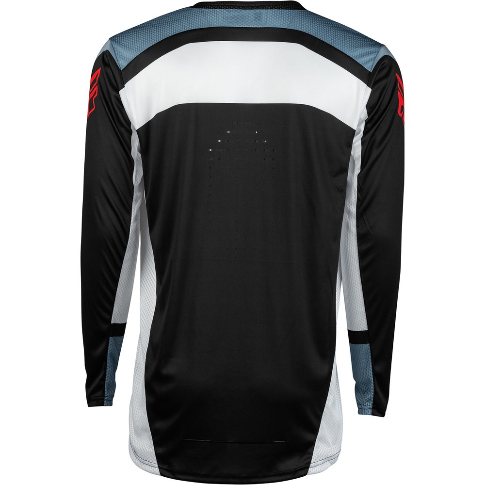 FLY Lite Jersey schwarz weiss Denim grau FLY Lite Jersey schwarz weiss Denim grau