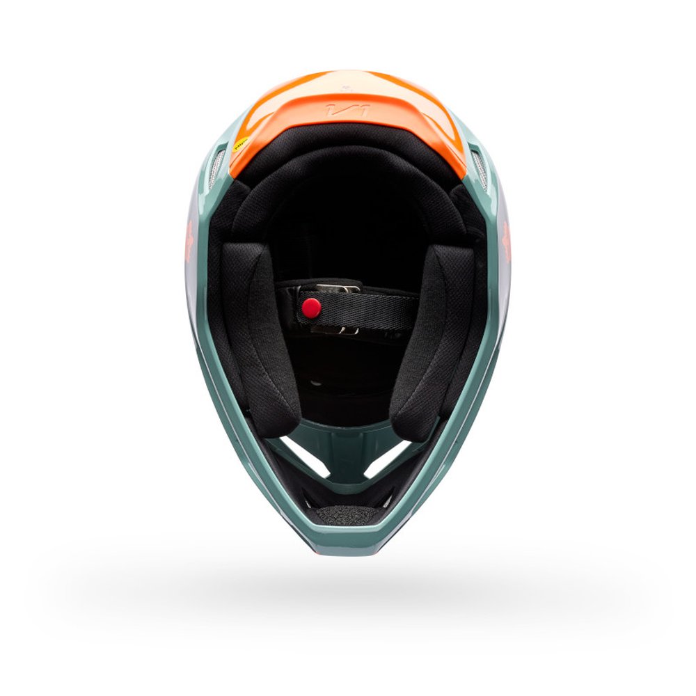 FOX V1 IMAGE PRINT Motocross Helm Dark Blau