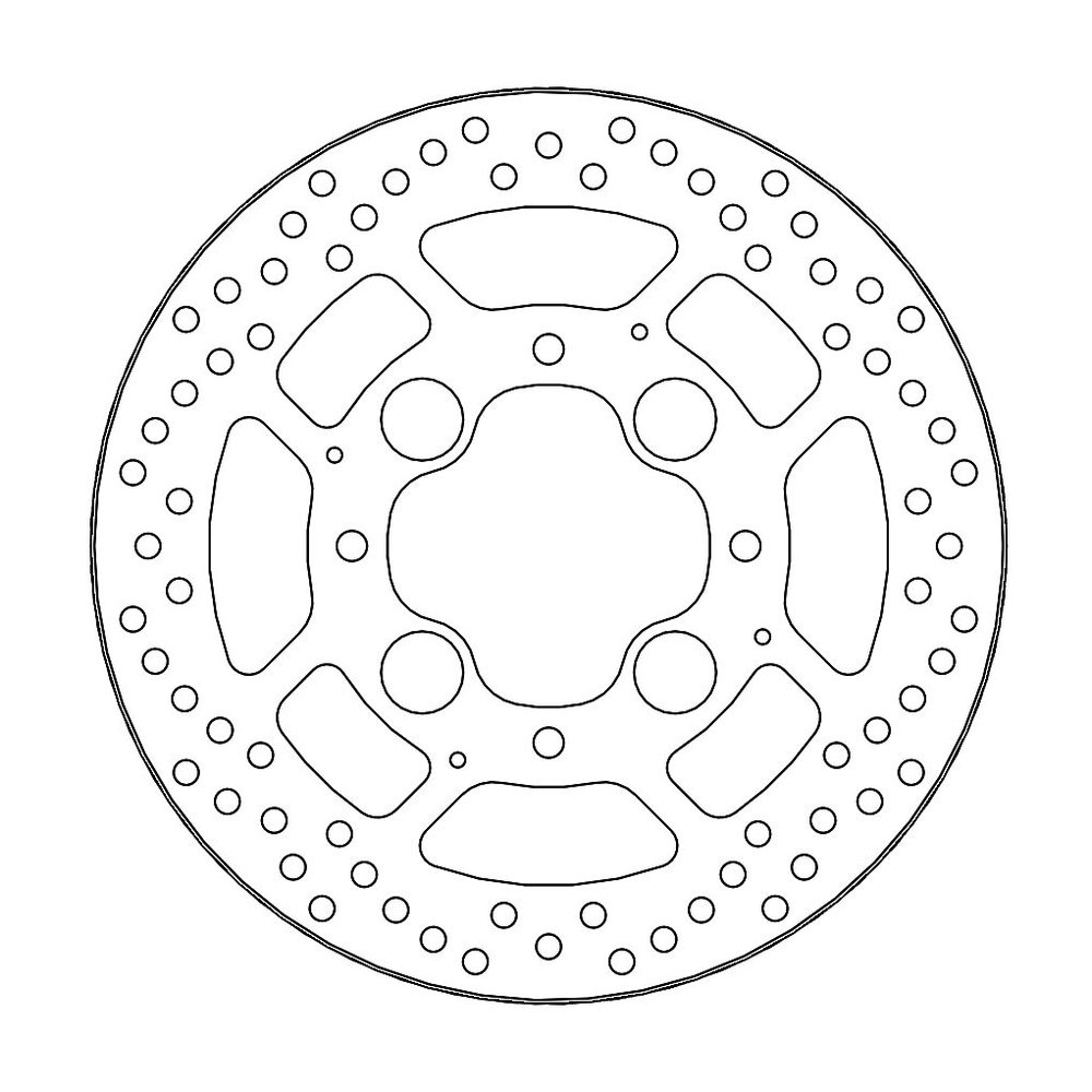 MOTO-MASTER Bremsscheibe Halo hinten