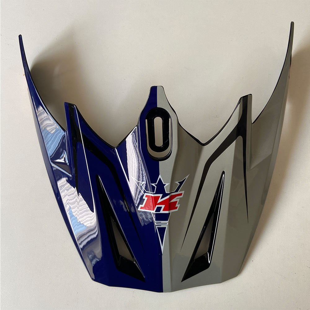 KINI RED BULL MTB Helmschirm 14 blau silber