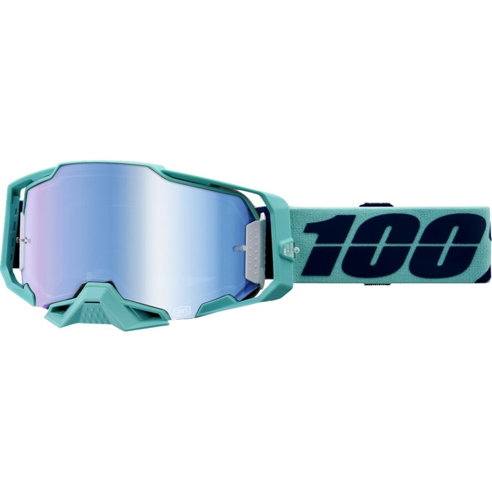 100% Armega Brille Esterel blau verpiegelt