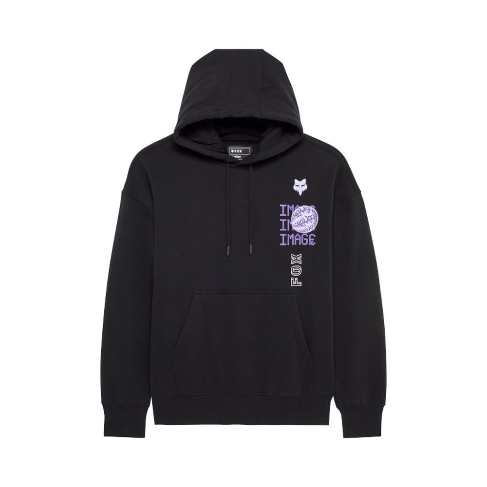 FOX IMAGE PHANTOM OVERSIZED FLC PO Hoodie Kapuzen Pullover Black