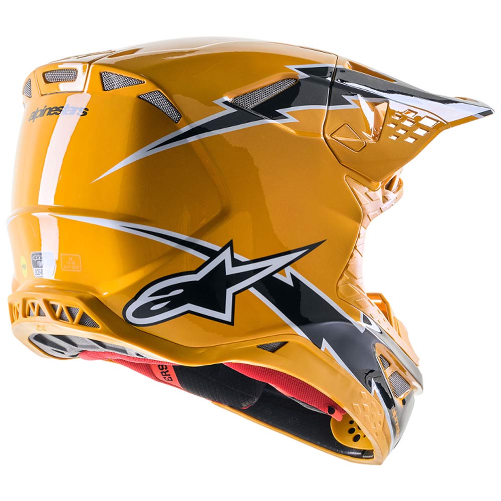 ALPINESTARS Supertech M10 Amp Motocross Helm schwarz gelb