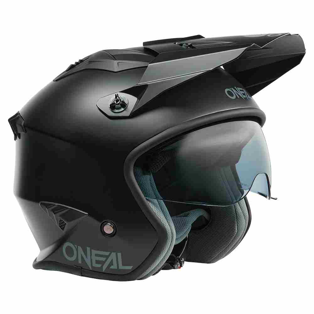ONEAL Volt Solid Trial Motorrad Helm schwarz ONEAL Volt Solid Trial Motorrad Helm schwarz