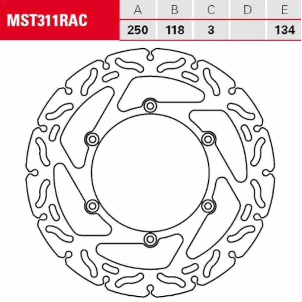 TRW Lucas MST 311 RAC Bremsscheibe