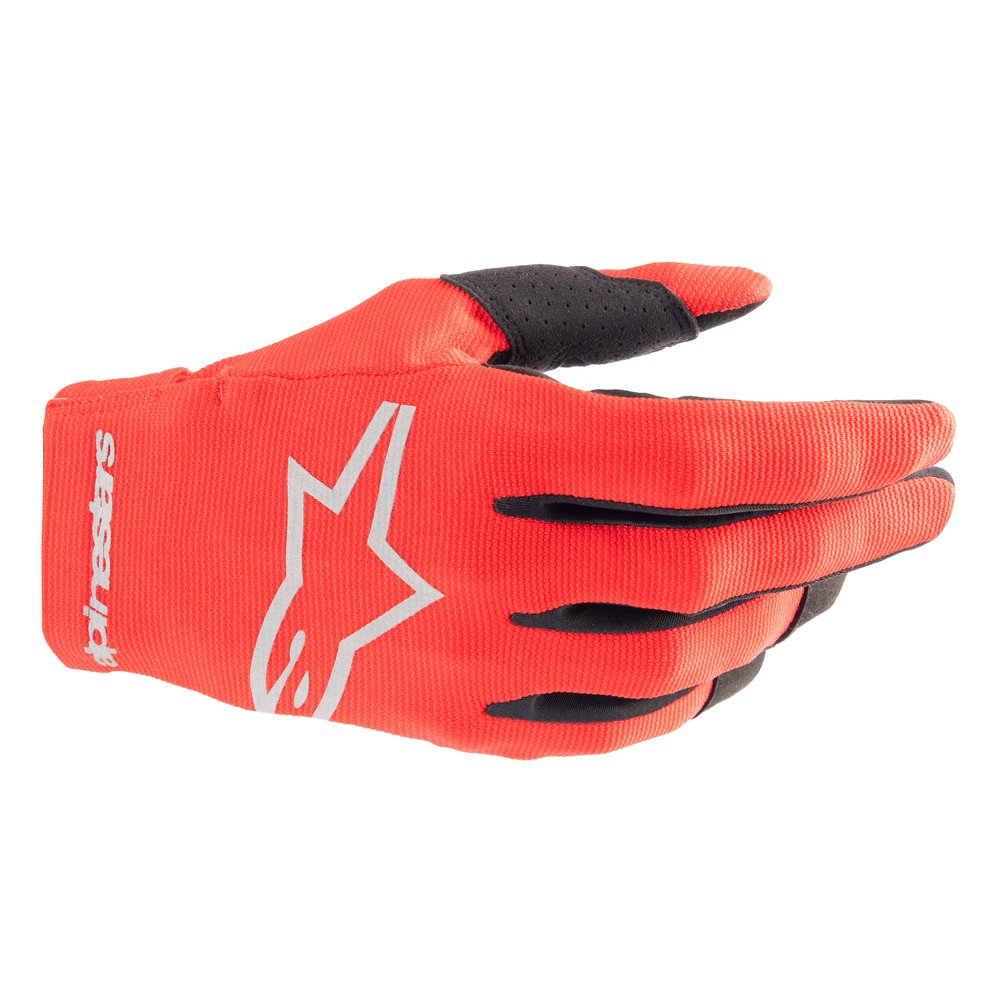 ALPINESTARS Radar Handschuhe rot silber