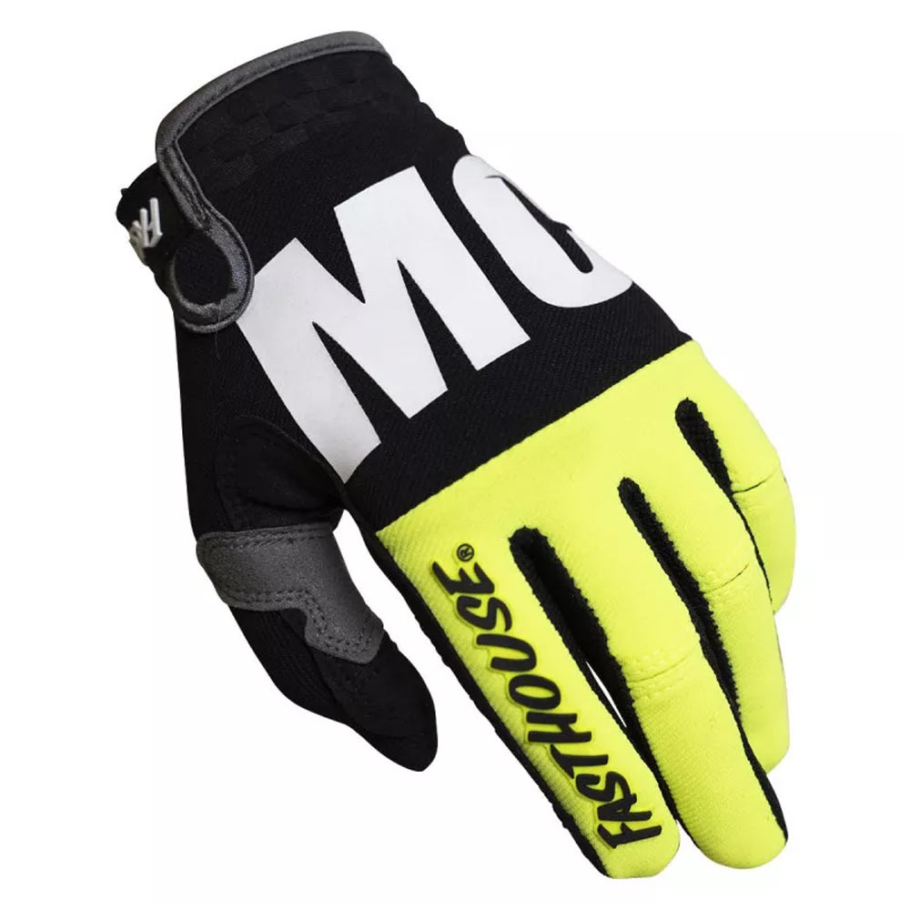 FASTHOUSE Speedstyle Remnant MX MTB Handschuhe schwarz high-viz