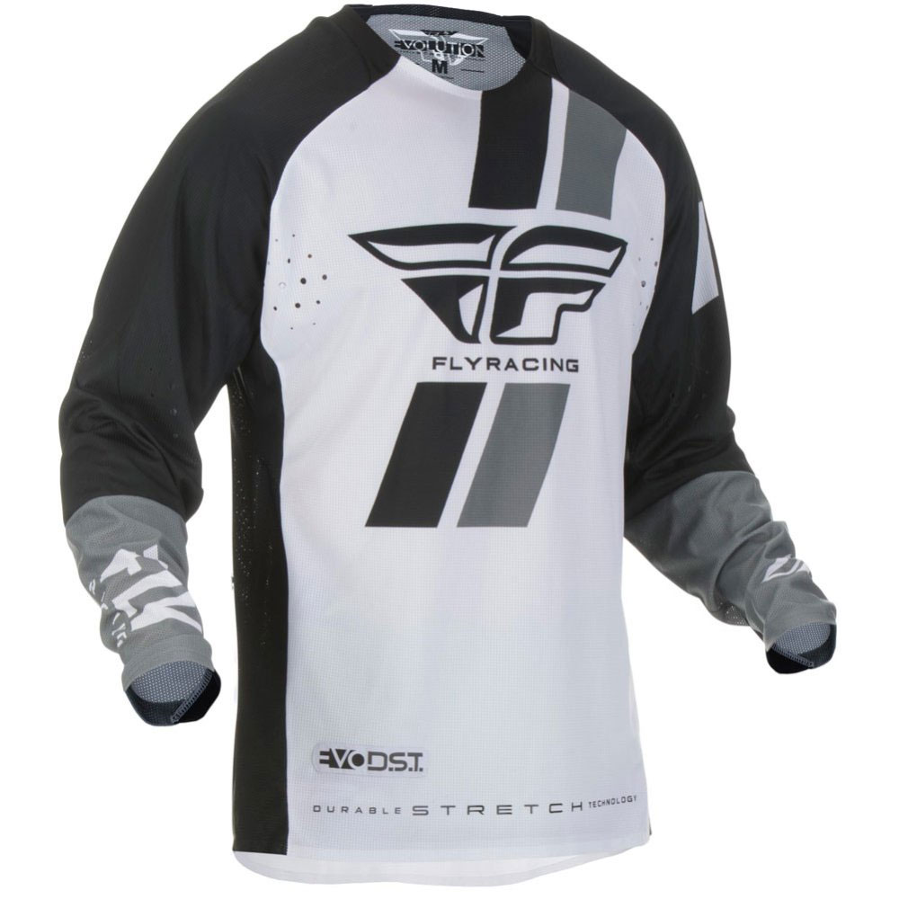 FLY Evolution MX MTB Jersey schwarz weiss