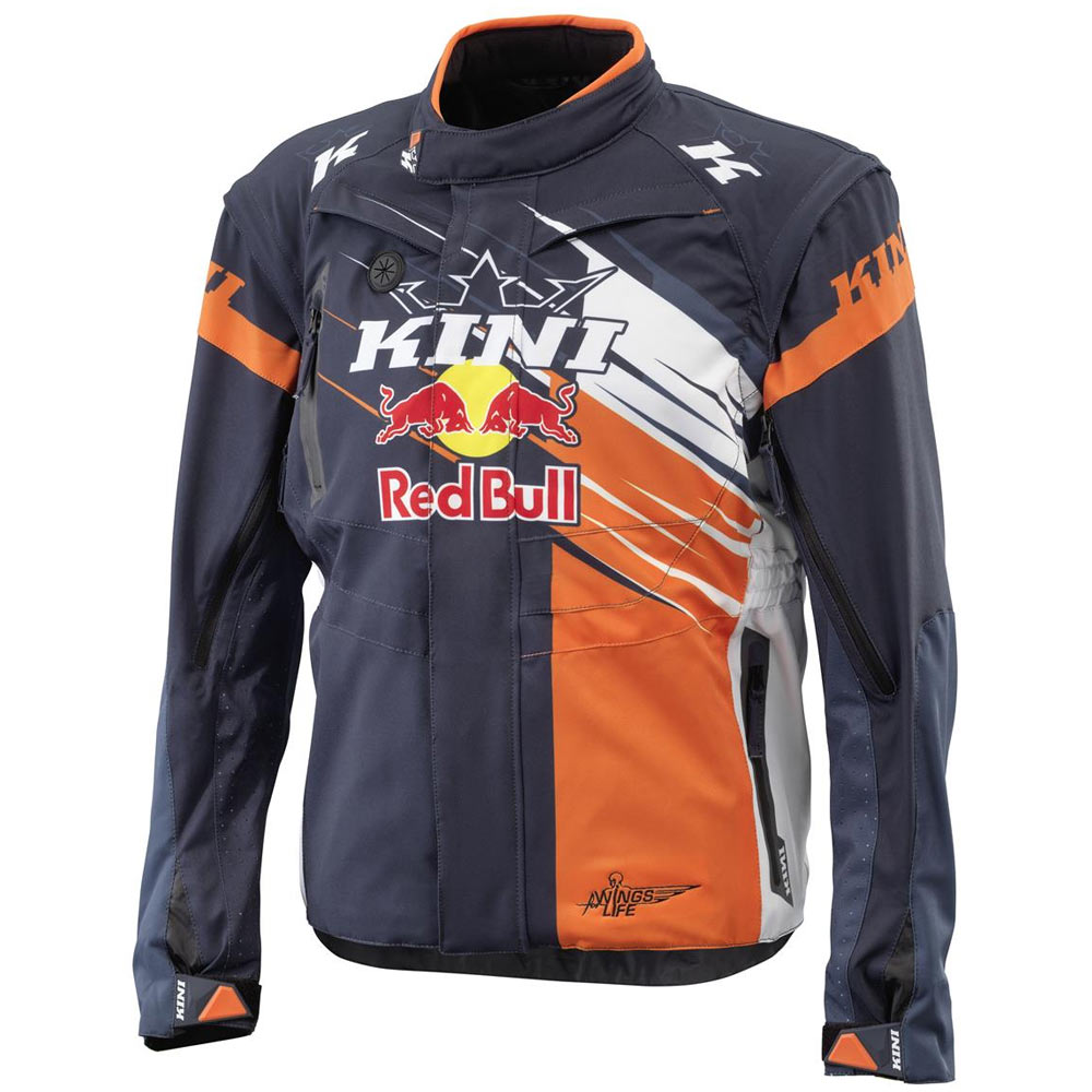 KINI RED BULL Competition Motocross Jacke orange weiss grau