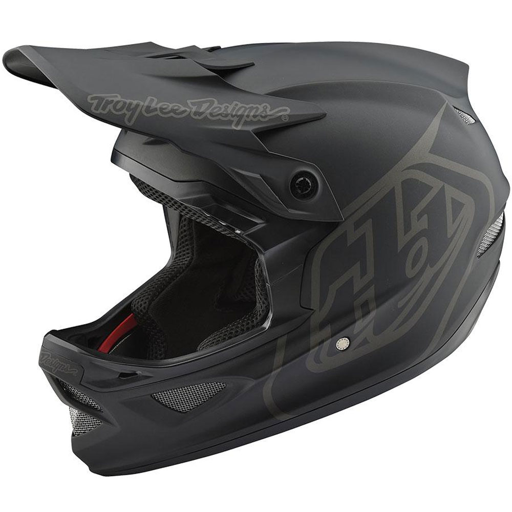 TROY LEE DESIGNS D3 Fiberlite Mono MTB Helm schwarz