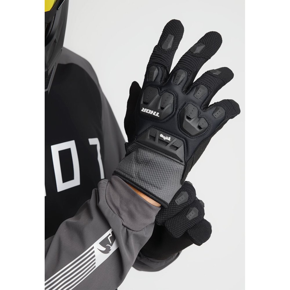 THOR Handschuhe Terrain schwarz grau