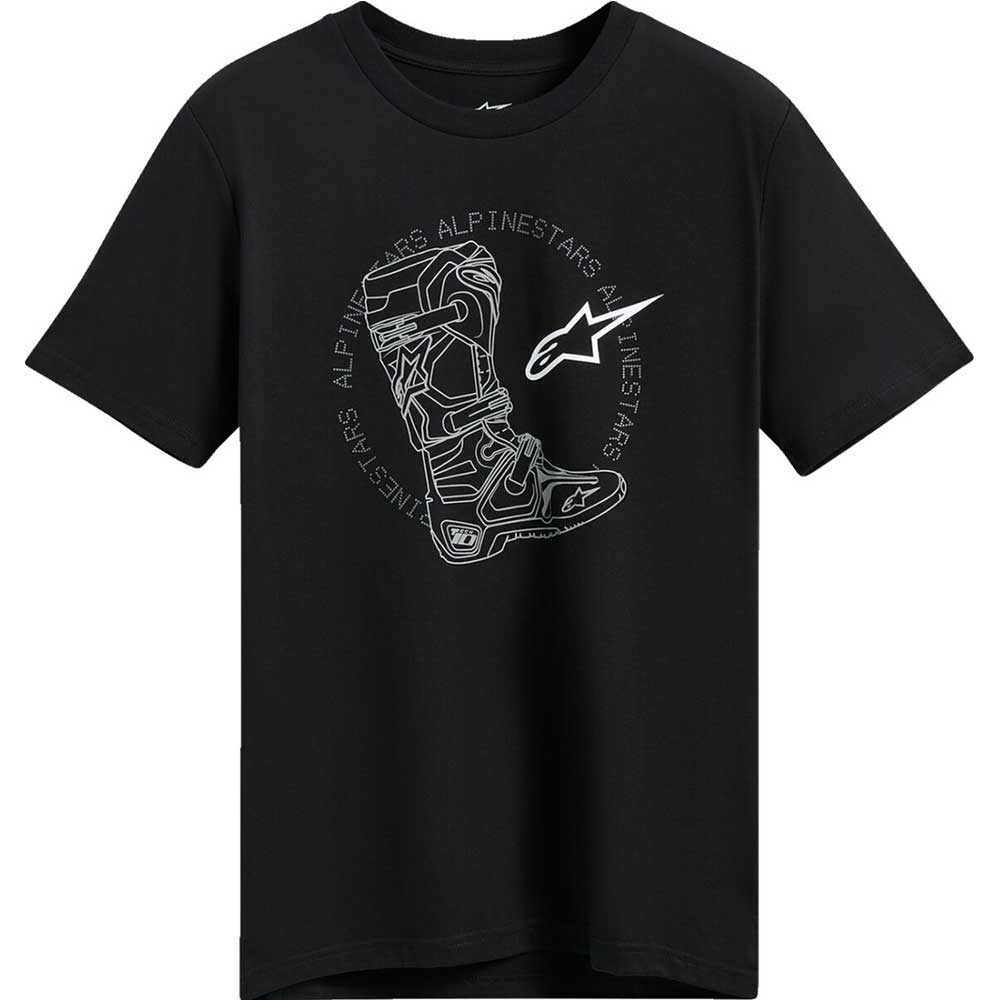 ALPINESTARS T-Shirt CSF Tech Boot schwarz