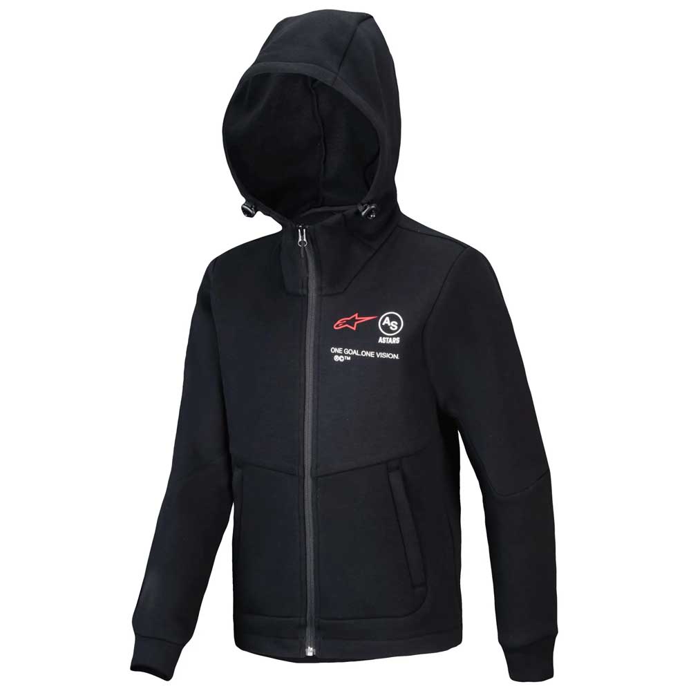 ALPINESTARS Racer Youth MX Fleece Kinder Zip-Hoodie schwarz