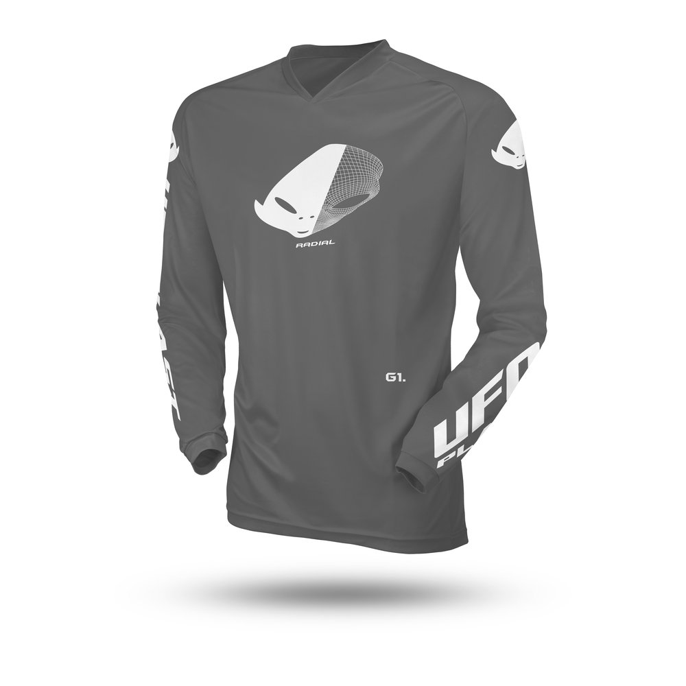 UFO Slim Radial Kinder Jersey grau