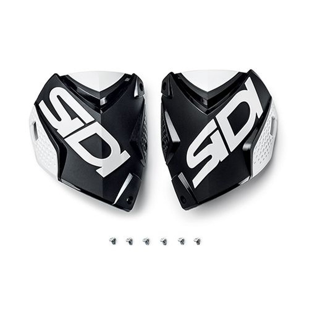 SIDI Crossfire 2 Motocross Stiefel Schienbeinplatte schwarz weiss