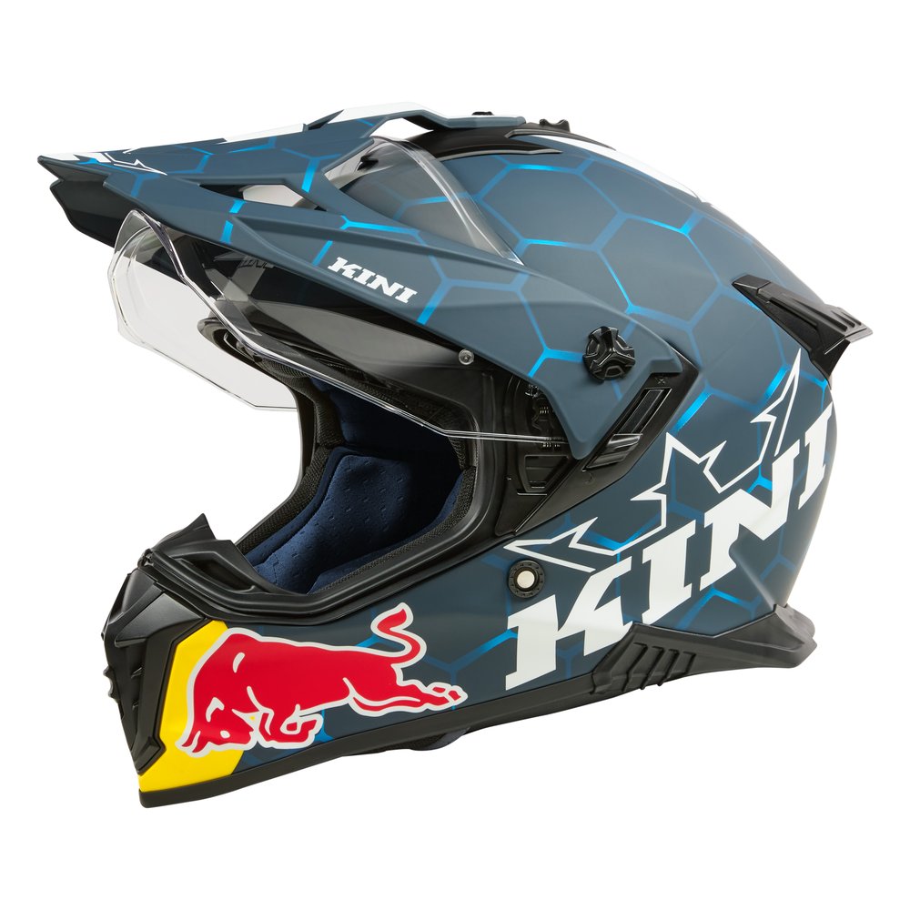 KINI RED BULL ADV X Helm ATV/Enduro Helm 2.0 blau/weiss KINI RED BULL ADV X Helm ATV/Enduro Helm 2.0 blau/weiss