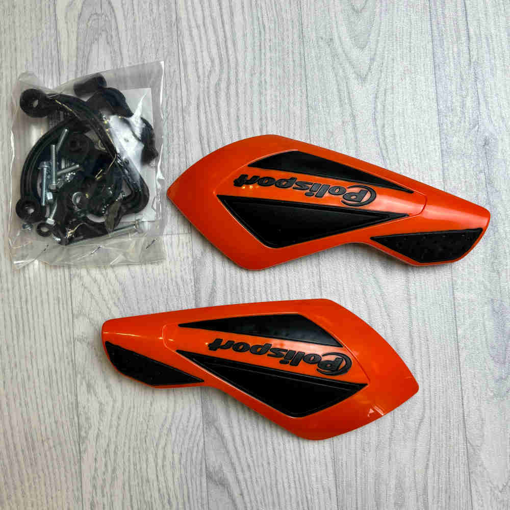 POLISPORT Handprotektoren Free Flow orange