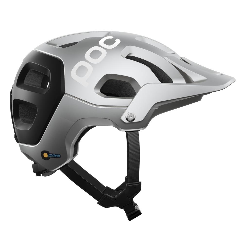 POC Tectal Race Mips MTB Helm argentite silber/uranium schwarz matt