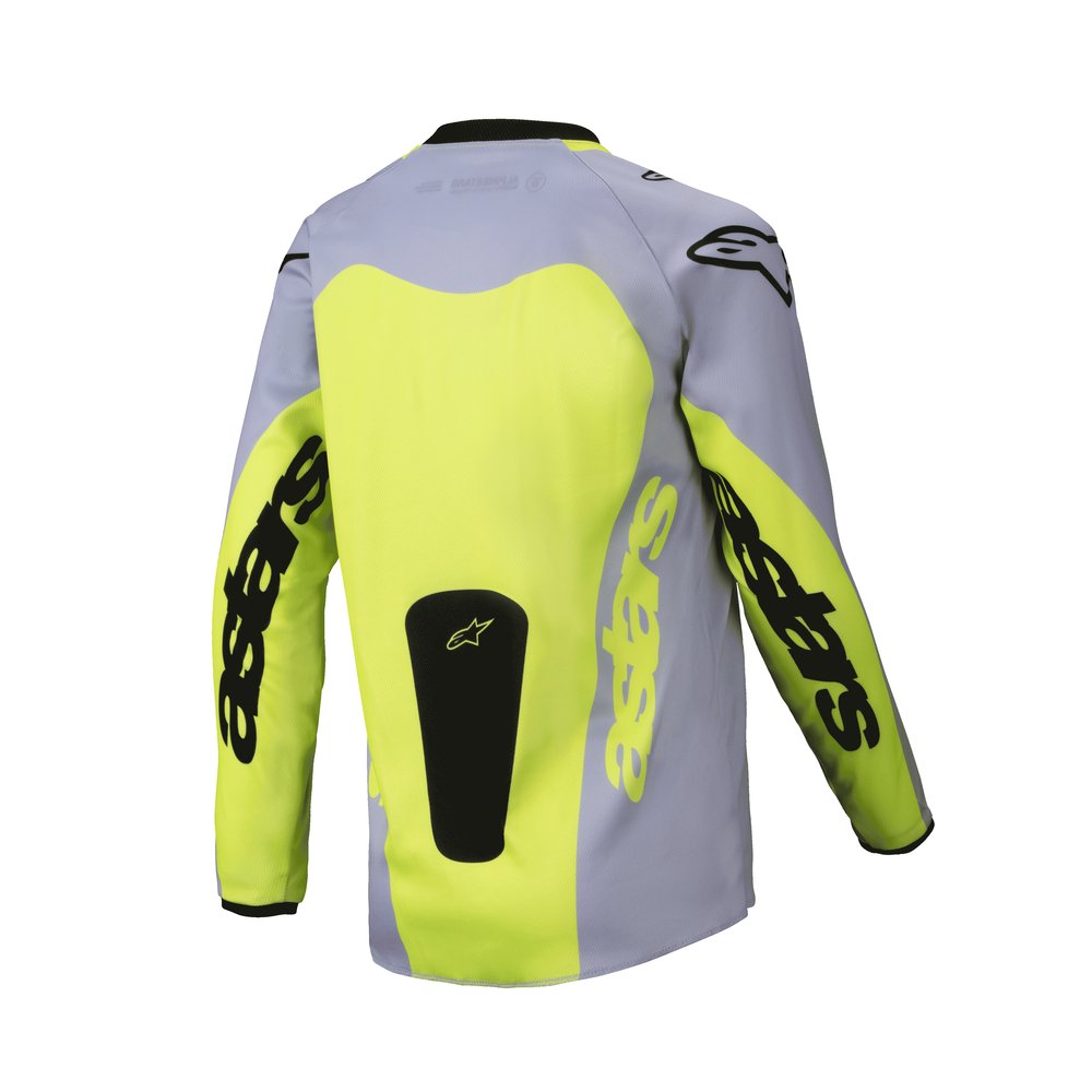 ALPINESTARS Racer Youth Veil Kinder Jersey grau gelb ALPINESTARS Racer Youth Veil Kinder Jersey grau gelb