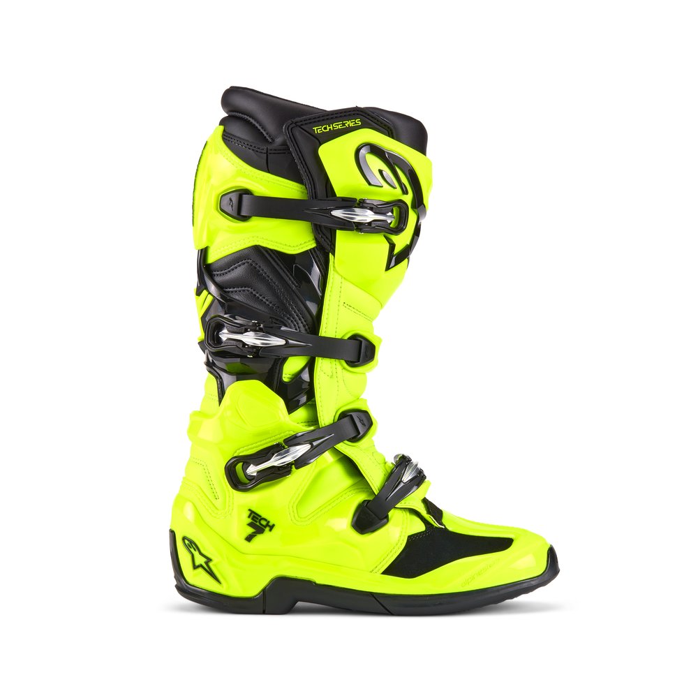 ALPINESTARS Tech 7 Motocross Stiefel neon gelb schwarz ALPINESTARS Tech 7 Motocross Stiefel neon gelb schwarz