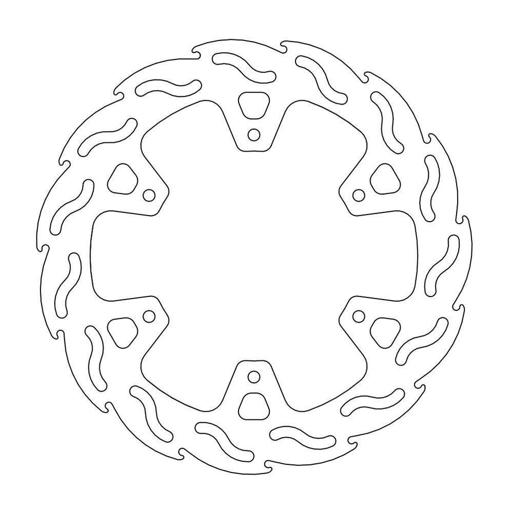 MOTO-MASTER Bremsscheibe Flame hinten